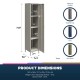 Bradford Single Metal Storage Cabinet